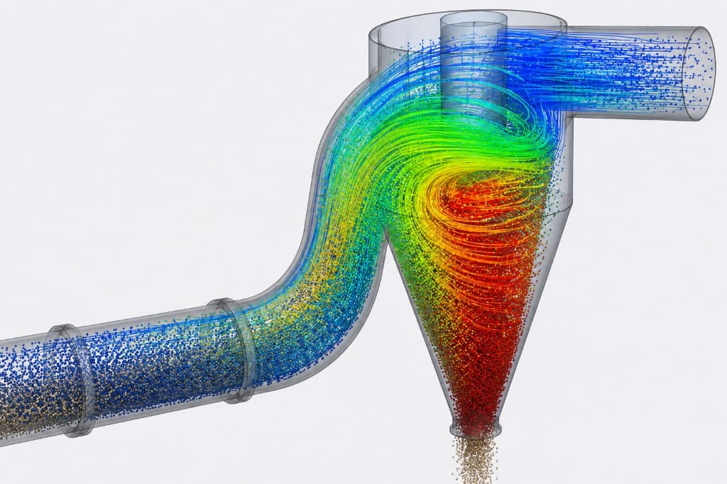 Multiphase & Gas-Solid Flow CFD Analysis - MACPROTEC Cement Engineering